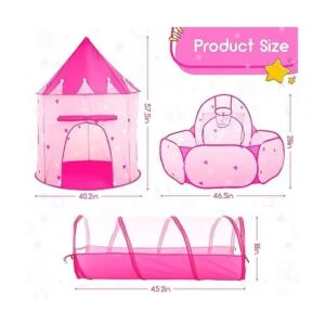 PigPigPen Tienda de campaña de juego para niños de 3_6