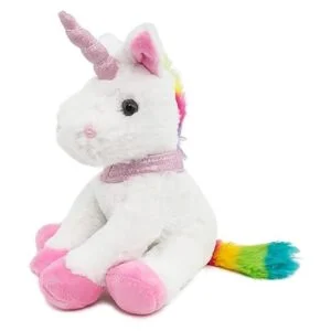 Brubaker Unicornio de peluche 8.3 in color blanco_2