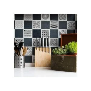 40 plantillas geométricas de pintura para álbumes de