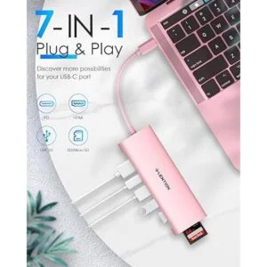 LENTION USB C Multiport Hub with 4K HDMI 3 USB 3.0_2