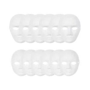 Paquete de 12 máscaras de cara completa para manualidades_1