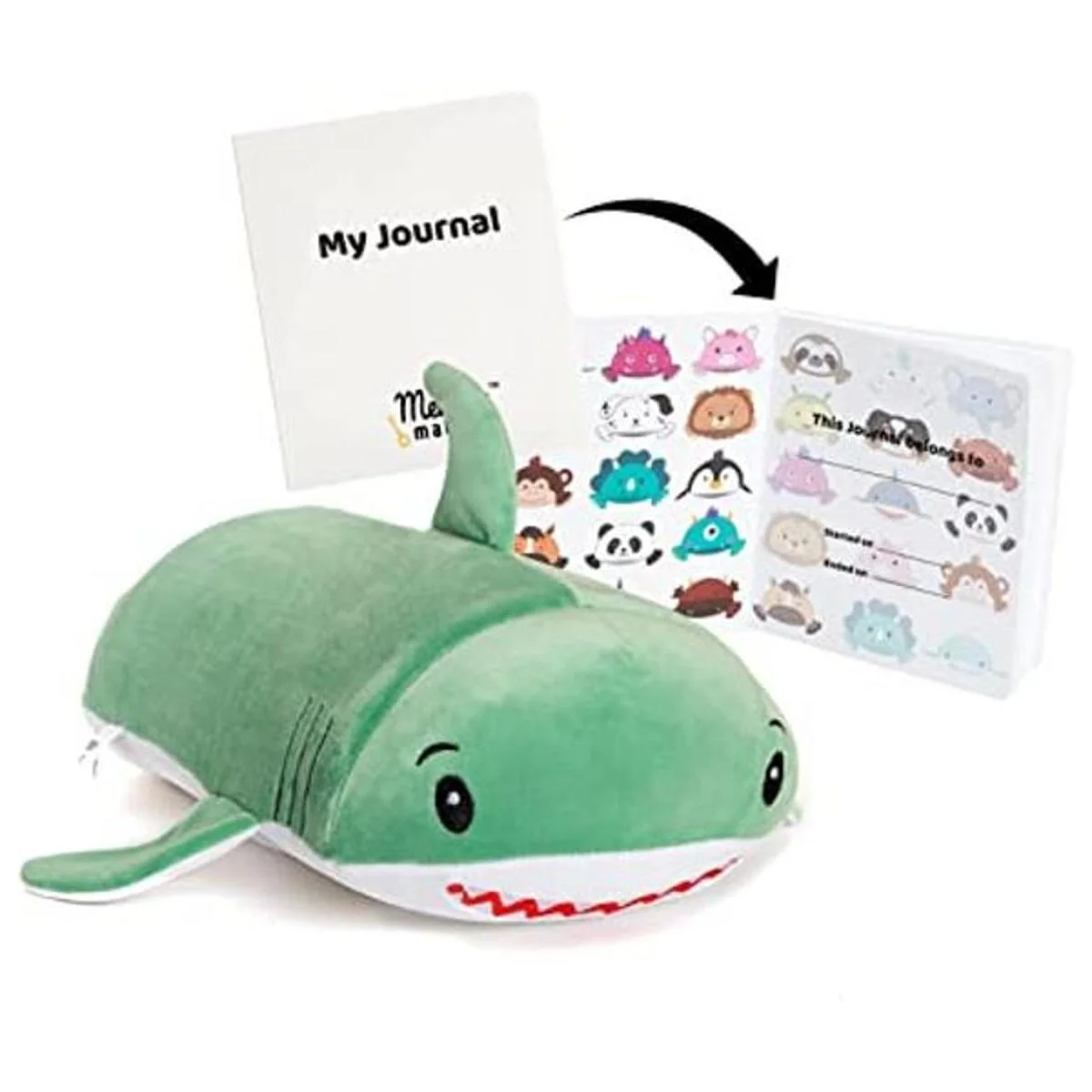 Jake The Shark Memory Mates Almohada de peluche de espuma_1