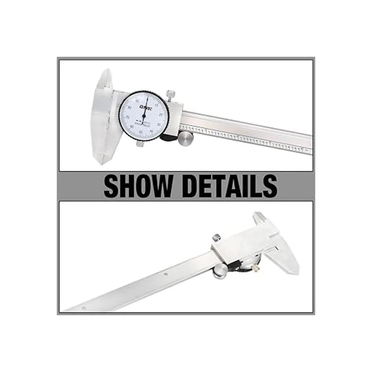 DNA Motoring TOOLS00055 Calibre de acero inoxidable