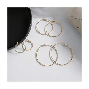 60 aretes de aro con cuentas Acero inoxidable_3