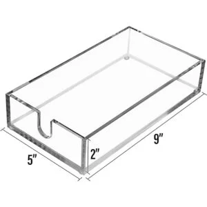 Servilletero de acrílico para invitados Soporte acrílico_2