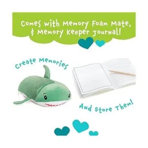 Jake The Shark Memory Mates Almohada de peluche de espuma_3