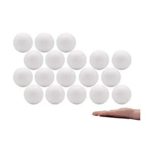 Crafare Bolas de espuma de poliestireno de 2.3 in 18