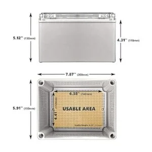 MGI SpeedWare Caja de conexiones eléctricas con placa de_5
