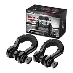 Nilight 90052B Paquete de 2 grilletes de anillo en D de_1