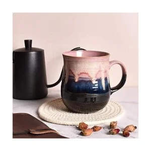 Bosmarlin Taza de café grande de cerámica taza de té_4