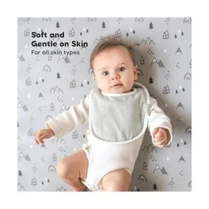 Paquete de 2 sábanas orgánicas para cuna para niños y_6