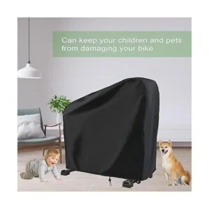 Rilime Funda para bicicleta de ejercicio cubierta_6