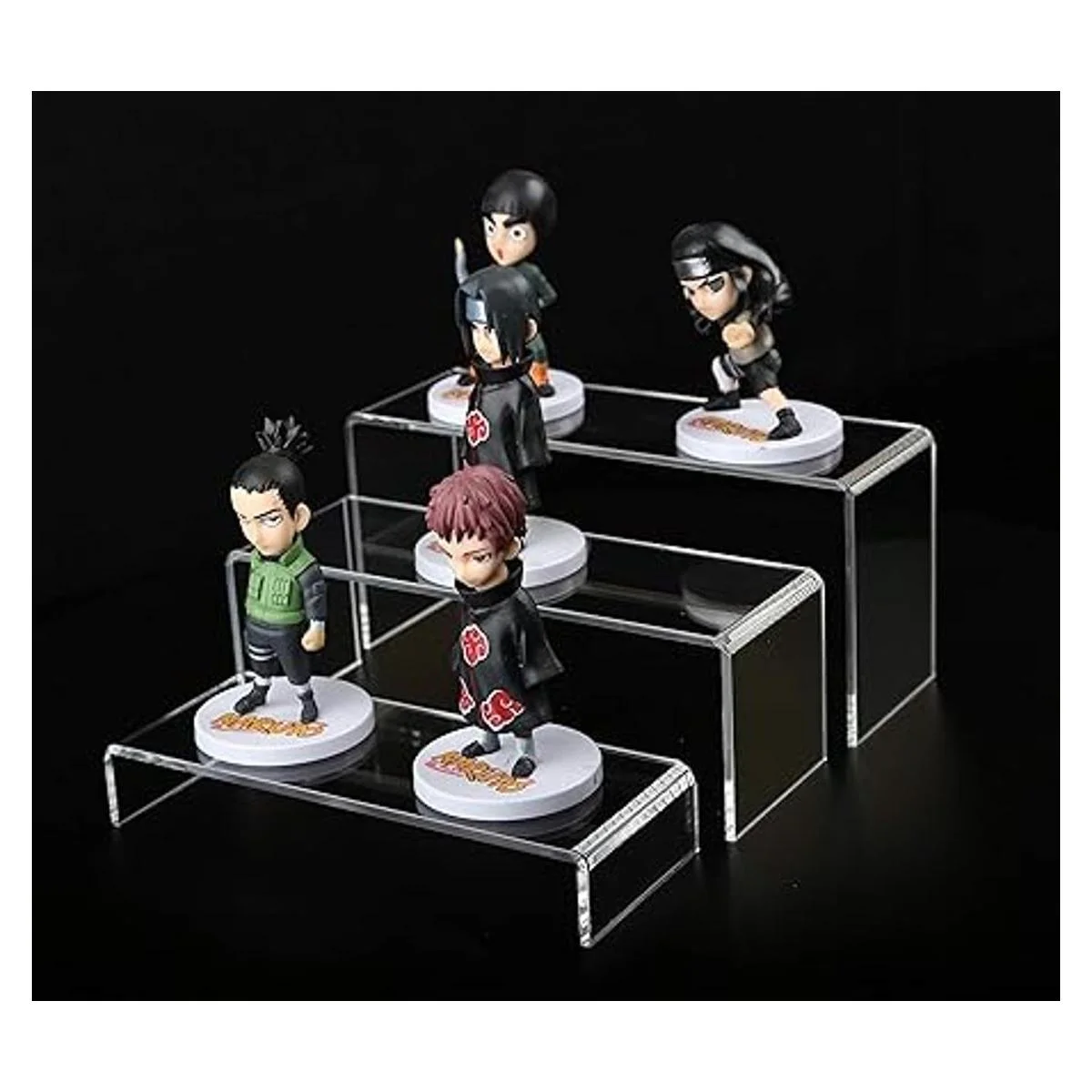 Jusalpha Juego de 3 elevadores de acrílico grandes de 10_4