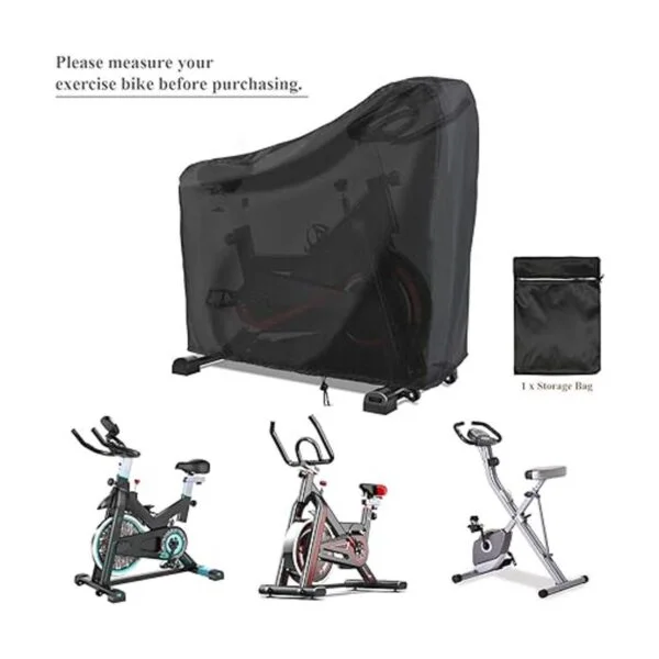 Rilime Funda para bicicleta de ejercicio cubierta_5