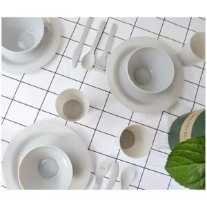 Platos de plástico para dormitorio universitario juego de