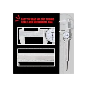 DNA Motoring TOOLS00055 Calibre de acero inoxidable