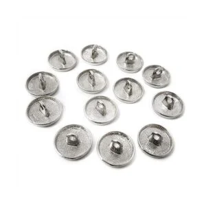 Honbay 50 piezas de metal redondo con botones planos