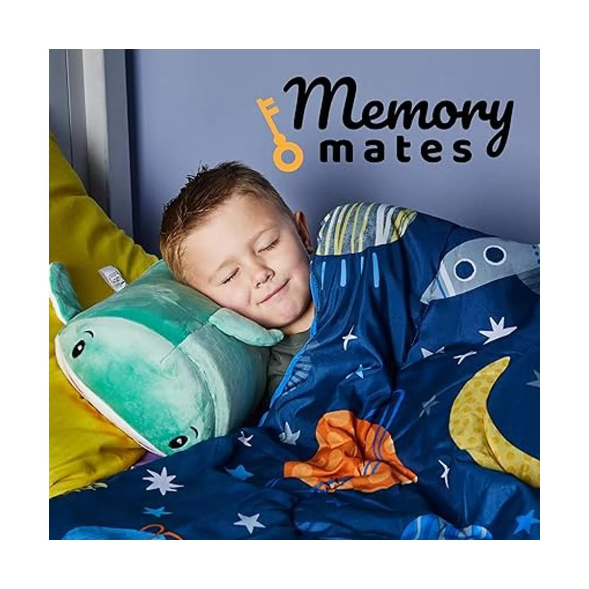 Jake The Shark Memory Mates Almohada de peluche de espuma_6