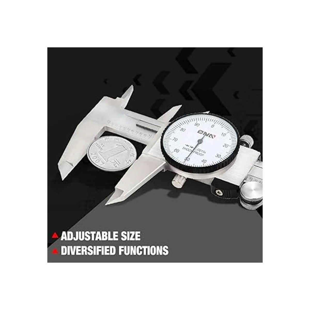 DNA Motoring TOOLS00055 Calibre de acero inoxidable