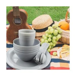 Platos de plástico para dormitorio universitario juego de