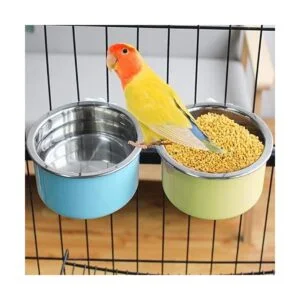 Recipientes de alimentación de pájaros soporte de perca