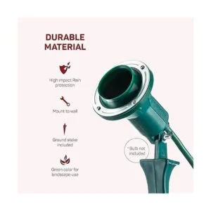 Juego de 2 soportes para luces de inundación para