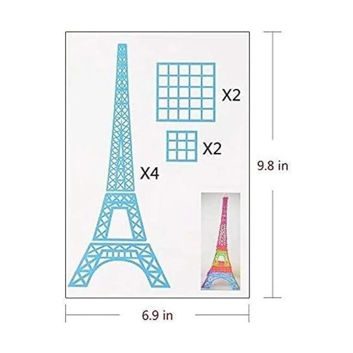 Moldes de dibujo para impresora 3D plantillas de papel_4