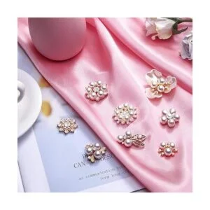 44 piezas de perlas de diamantes de imitación de diamantes_2