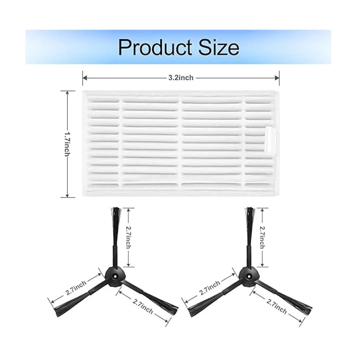 Garbage fighter Kit de filtro de vacío de repuesto para_2