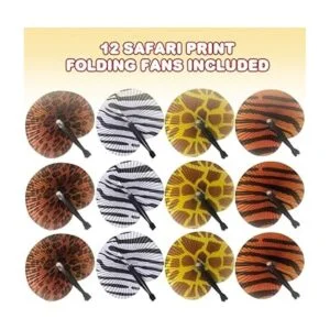 ArtCreativity Abanicos plegables de 10.0 in 12 abanicos_2