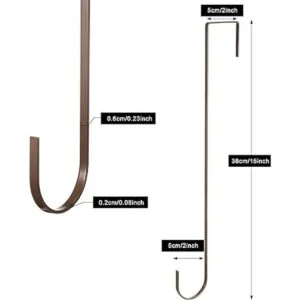 Ganchos para colgar coronas de 15 pulgadas ganchos de