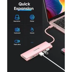 LENTION USB C Multiport Hub with 4K HDMI 3 USB 3.0_3