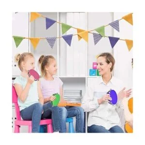 ArtCreativity Panderetas de neón para niños juego de 12_5