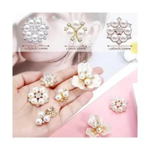 44 piezas de perlas de diamantes de imitación de diamantes_3