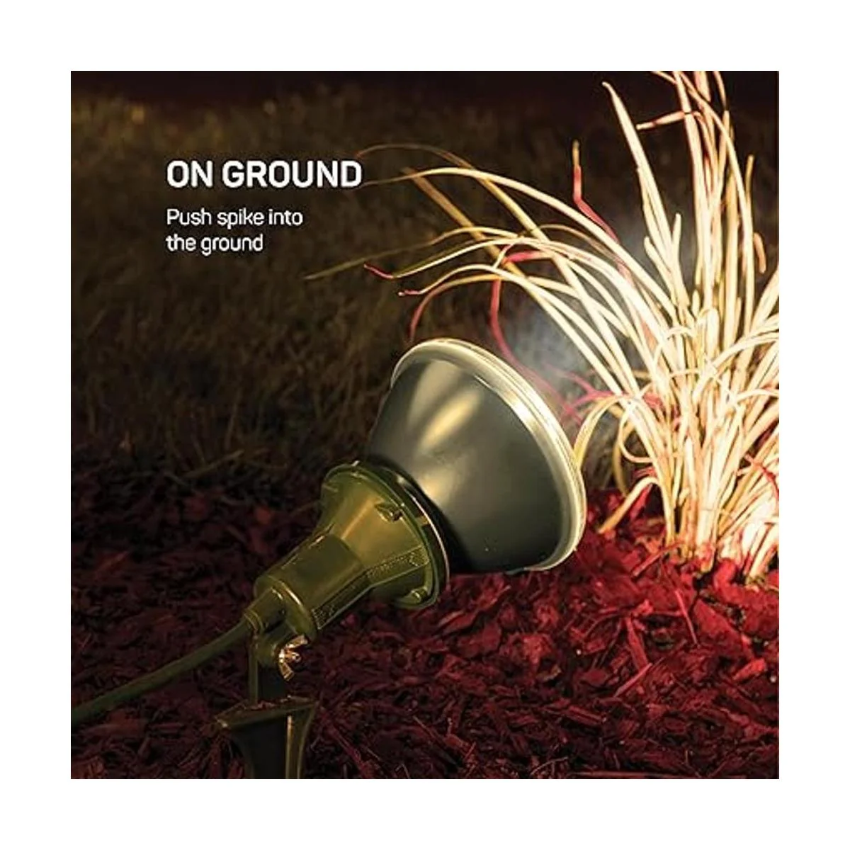 Juego de 2 soportes para luces de inundación para