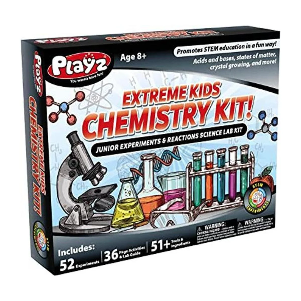 Playz Juego de química Extreme Kids Actividades STEM y_1