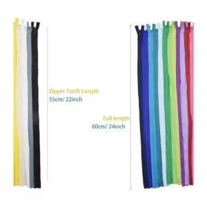 40 cremalleras invisibles de nailon para coser a medida_2