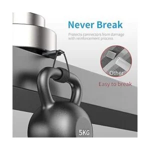 1ft Short USB C Cable Fast Charge 3 Pack Durable USB A to_3