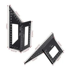 OwnMy Juego de 2 unidades de calibre cuadrado para