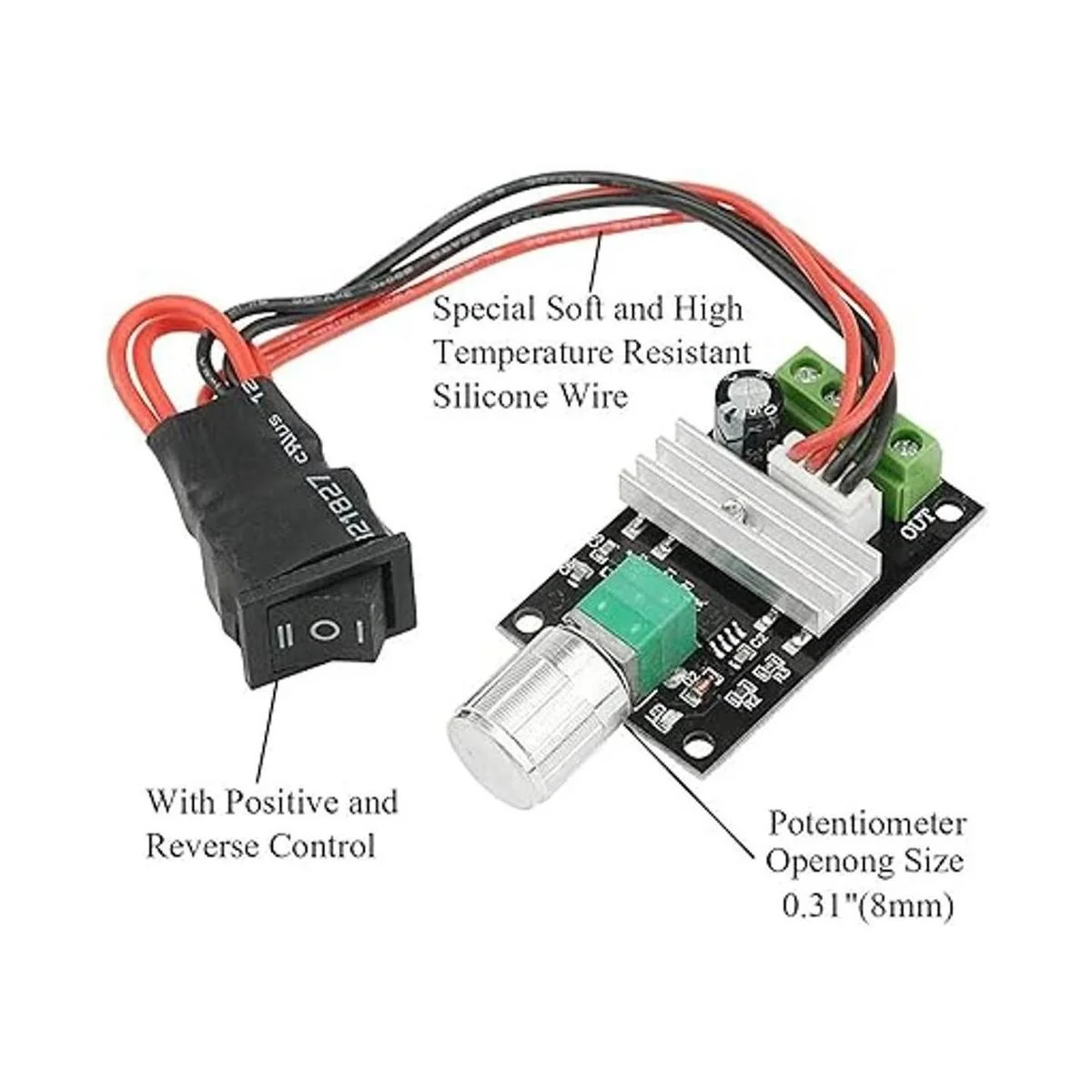 Controladores de velocidad del motor de CC de 80 W PWM_3