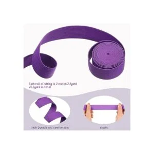 12 rollos de bandas elásticas trenzadas cuerda elástica