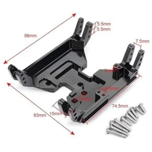 Placa deslizante de aluminio para 110 RC Crawler Car_2