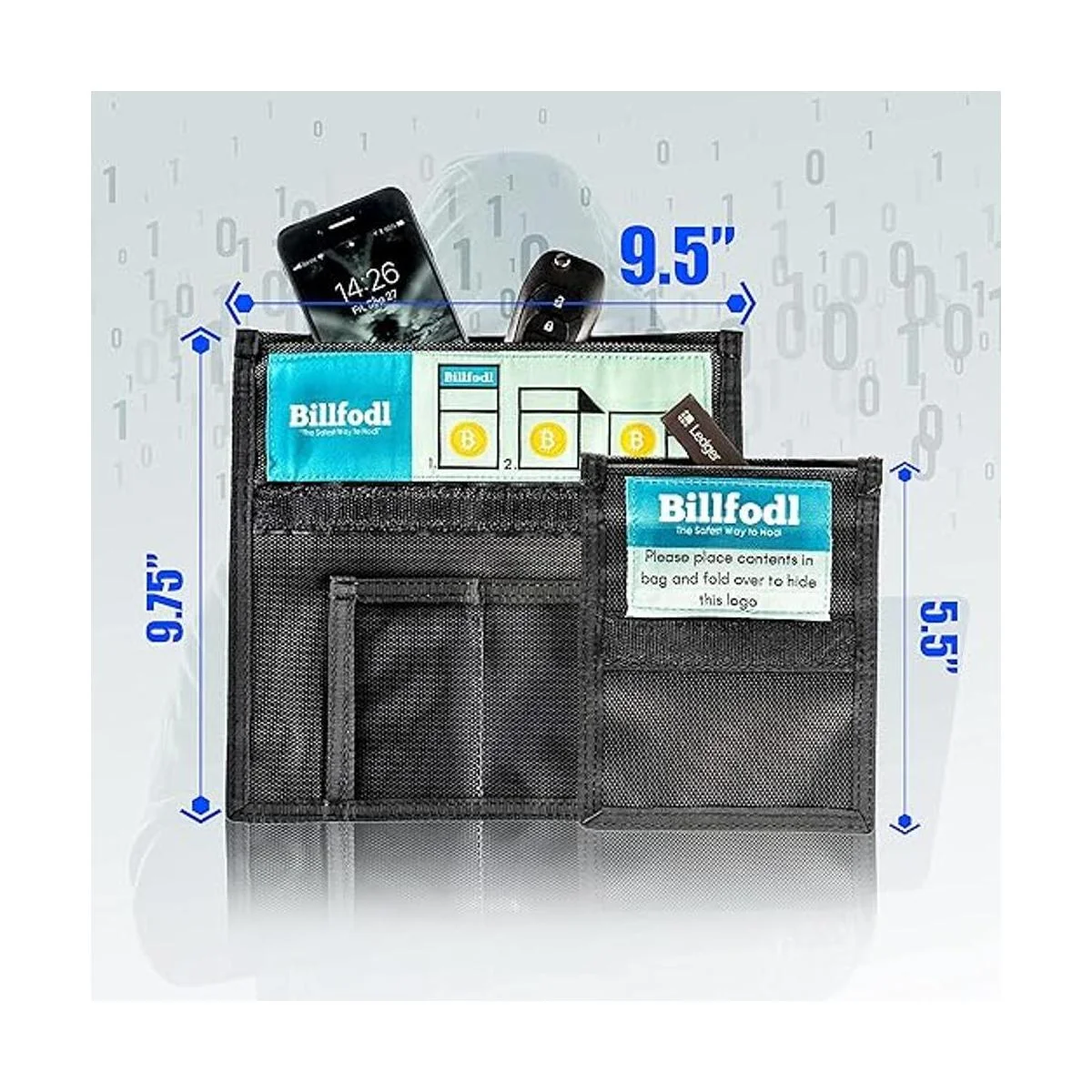 Faraday Bolsa grande con ventana y pequeña bolsa Faraday_5