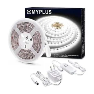 MYPLUS Tiras de luz LED de color blanco regulable;_1