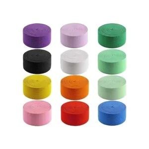 12 rollos de bandas elásticas trenzadas cuerda elástica