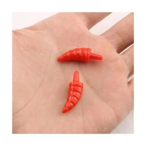 Eoutstanding 50pcs rojo muñeco de nieve nariz 0.354x0.866_5