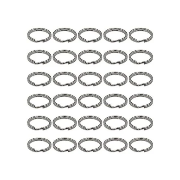 BokWin 120 llaveros pequeños anillos divididos de acero_1