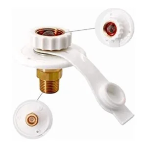 Kipa RV City Brida de entrada de agua de latón para RV_1