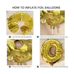 LaVenty Juego de 12 globos recién casados para fiesta de_4