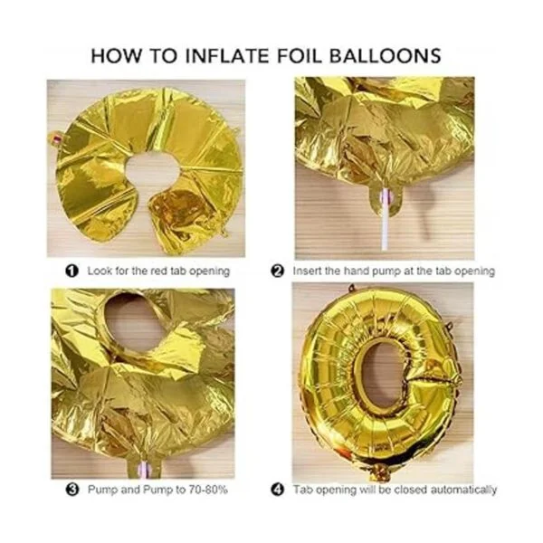 LaVenty Juego de 12 globos recién casados para fiesta de_4